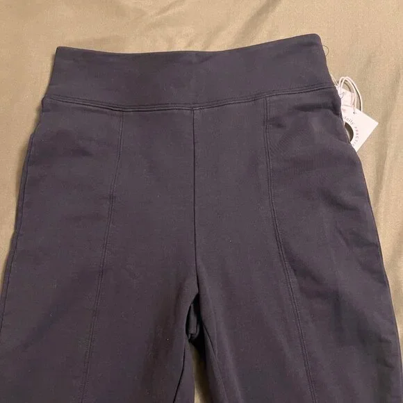 Anthropologie Black yoga pants with zippers size XS - Picture 10 of 10